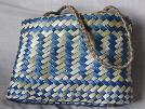 Blue and white Kete - M04439